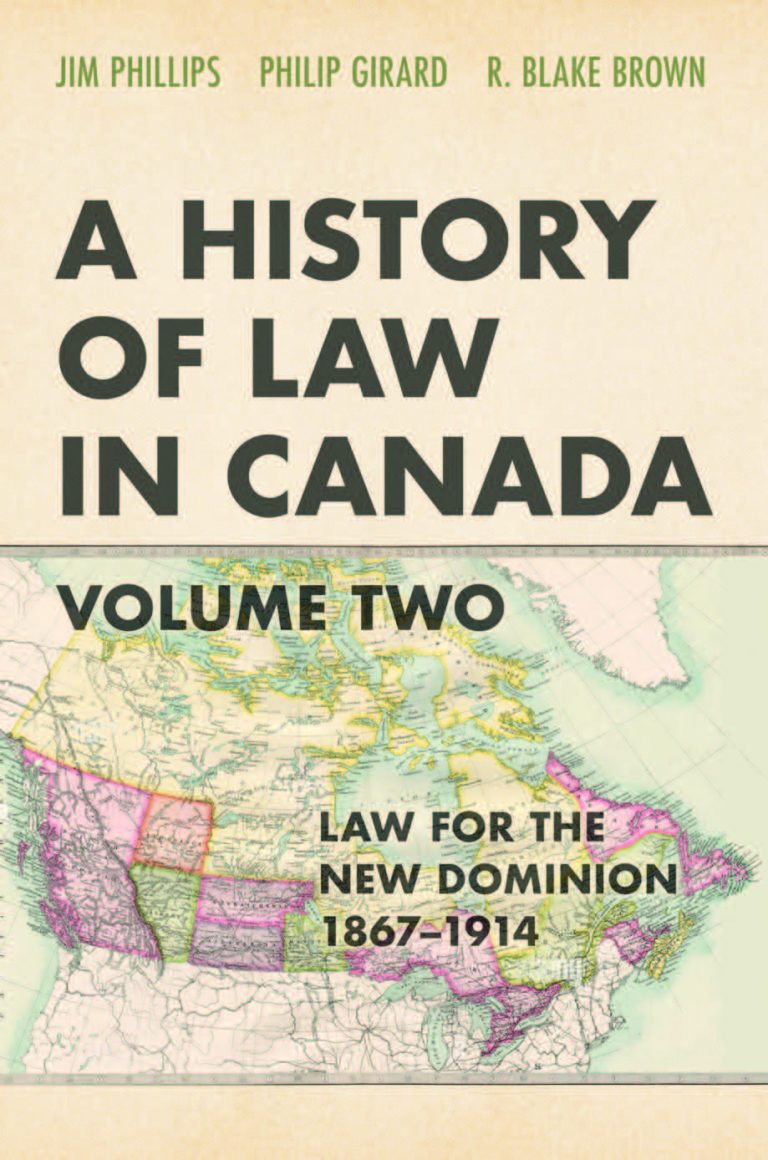 essays in the history of canadian law